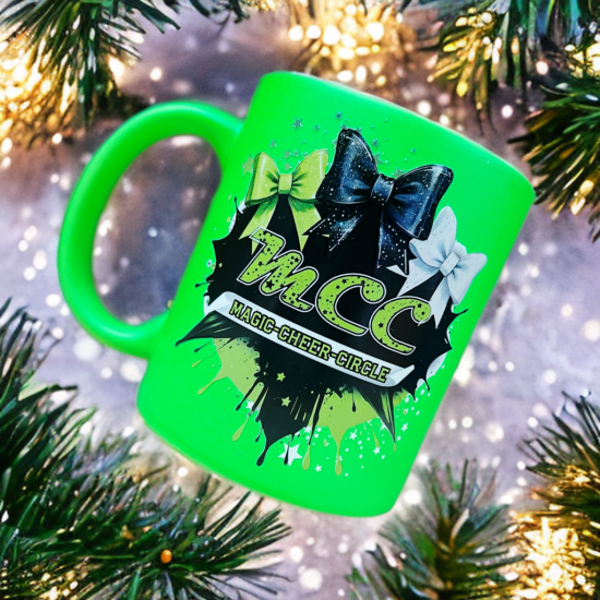 Tasse 330ml neon grün - MCC Design 3Bows
